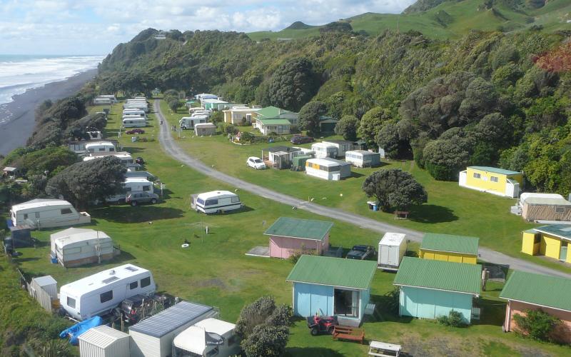 caravan park in New Zealand